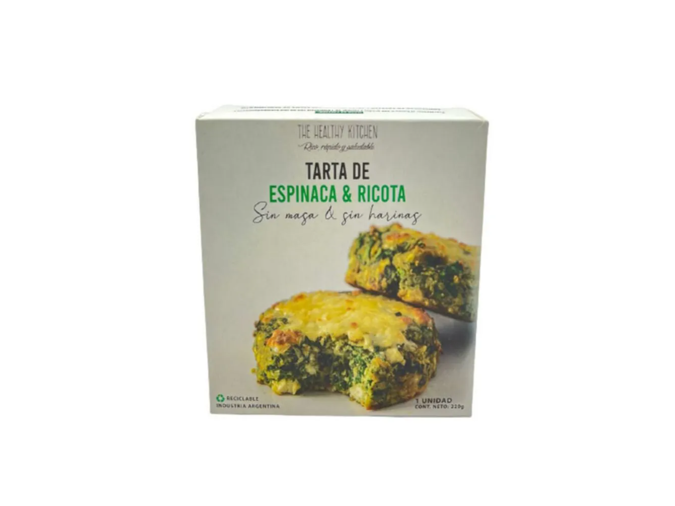 THE HEALTHY KITCHEN TARTA ESPINACA Y RICOTA 220 G