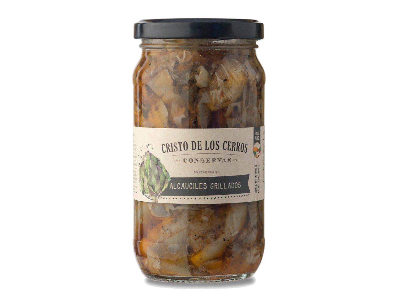 CRISTO DE LOS CERROS ALCAUCILES GRILLADOS 300GR