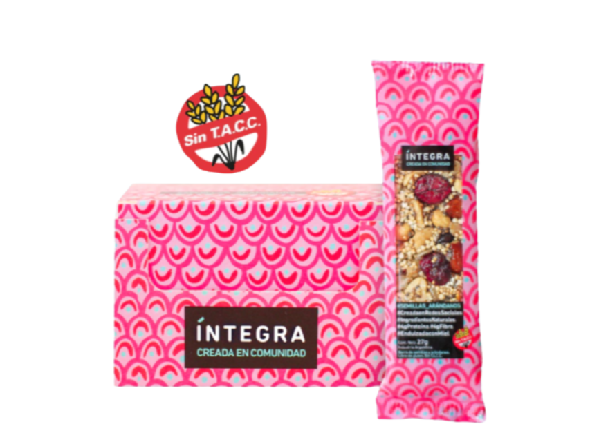 INTEGRA BARRA SEMILLAS Y ARANDANOS SIN TACC
