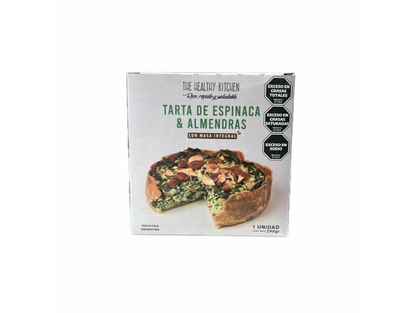 THE HEALTHY KITCHEN TARTA ESPINACA Y ALMENDRAS INTEGRAL 290G