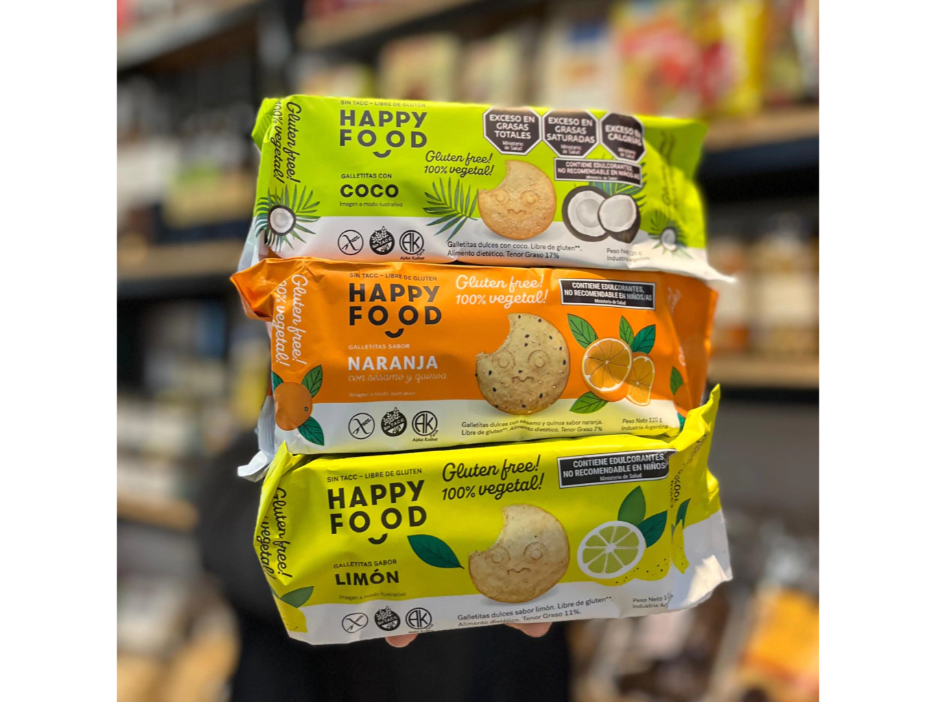 HAPPY FOOD GALLETITAS SIN AZUCAR / SIN TACC 120G