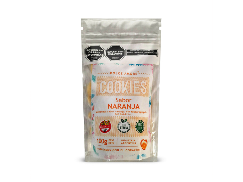 DOLCE AMORE COOKIES NARANJA