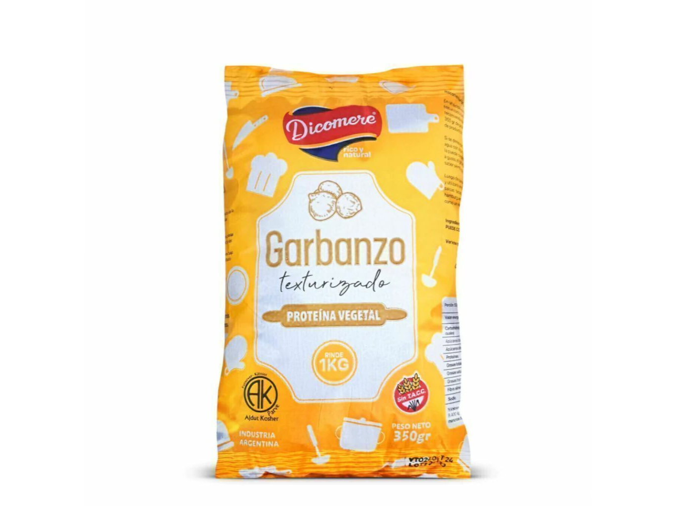 DICOMERE GARBANZOS TEXTURIZADOS