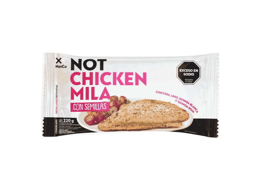 NOT CHICKEN MILA CON SEMILLAS