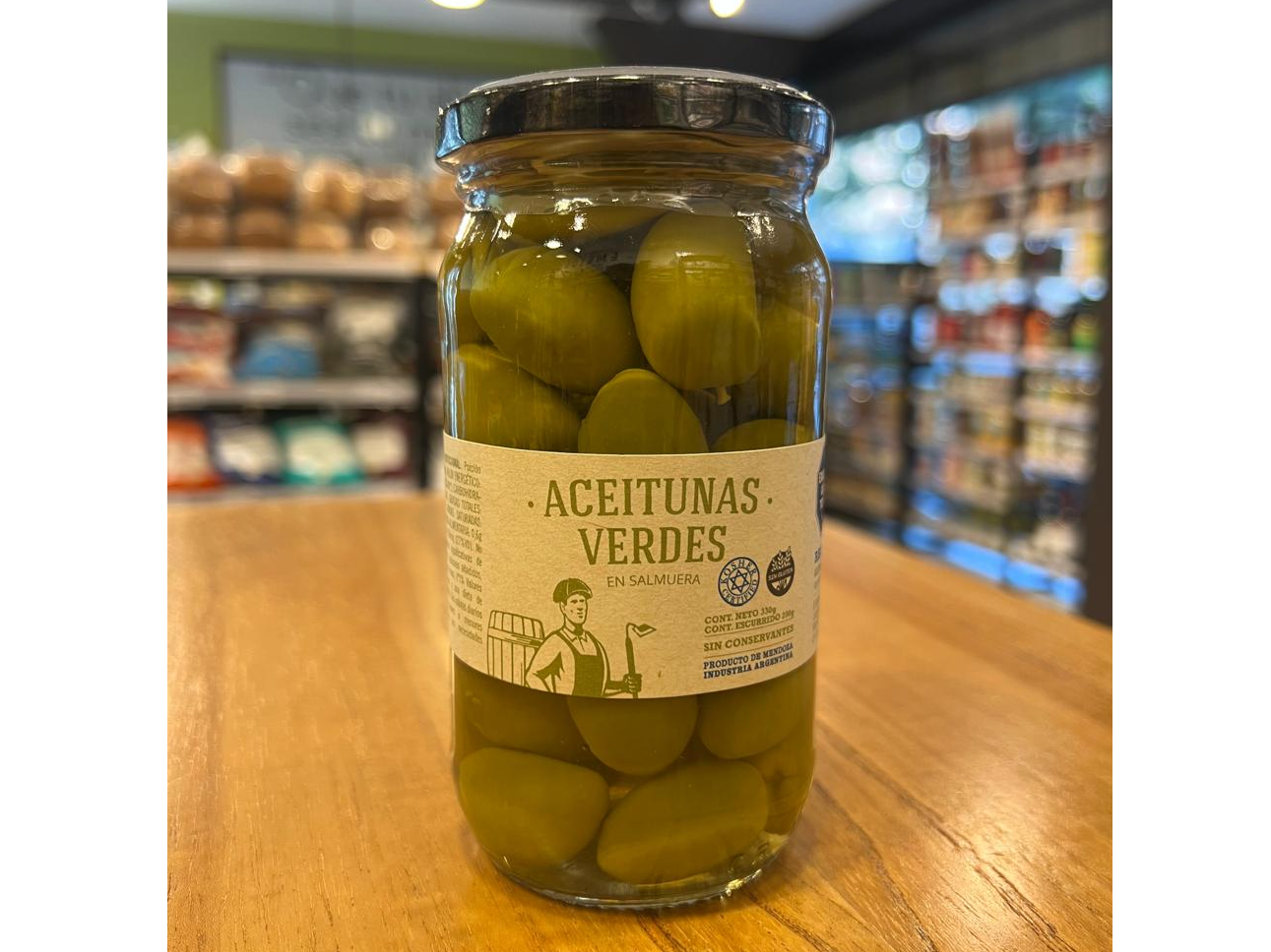 ALCARAZ ACEITUNAS VERDES KOSHER 300GR