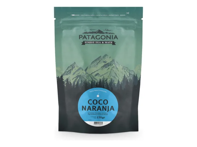 PATAGONIA YERBA MATE COCO NARANJA 150GR