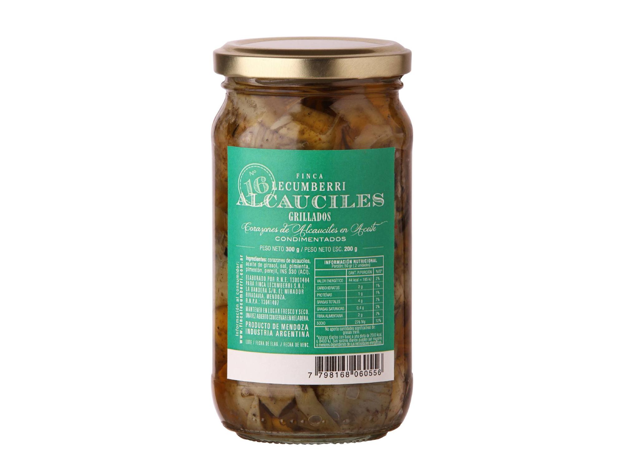 FINCA LECUMBERRI ALCAUCILES GRILLADOS 300G