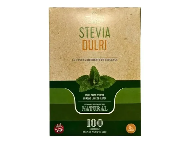 DULRI STEVIA 100 SOBRES