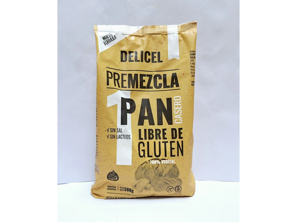DELICEL PREMEZCLA PAN 500G