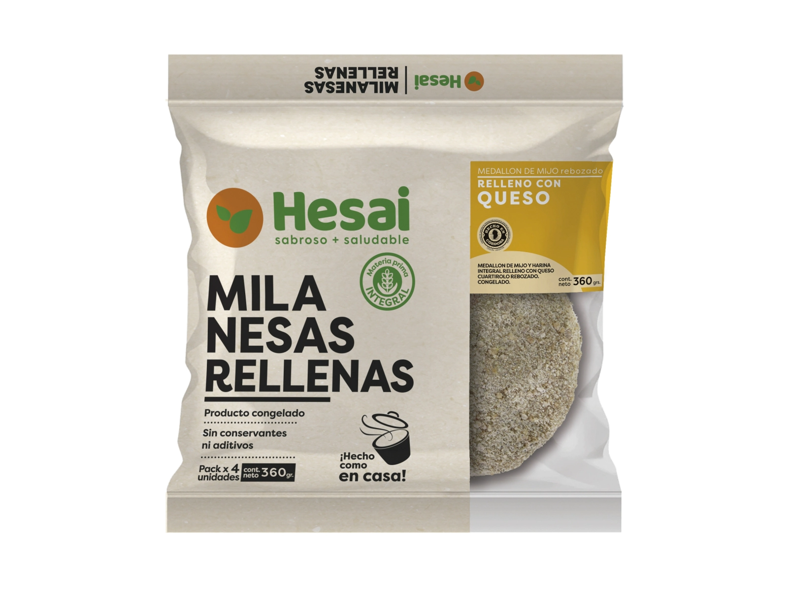 HESAI MILANESAS DE QUESO 4U