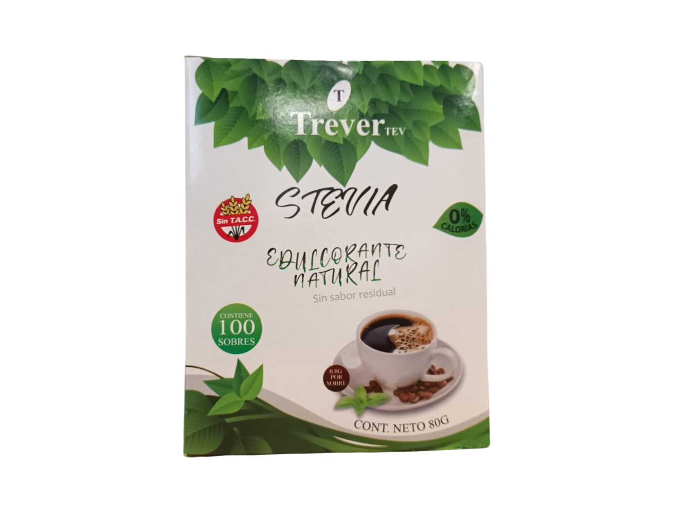 TREVER STEVIA 100 SOBRES