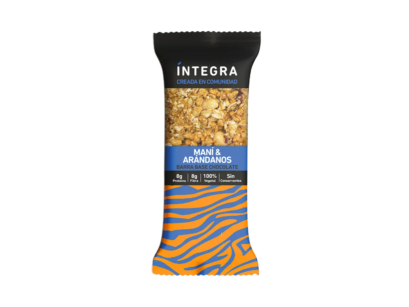 INTEGRA BARRA BASE CHOCO MANI Y ARANDANOS