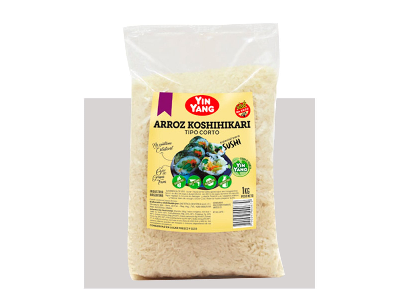 YIN YANG ARROZ KOSHIHIKARI 1 KG