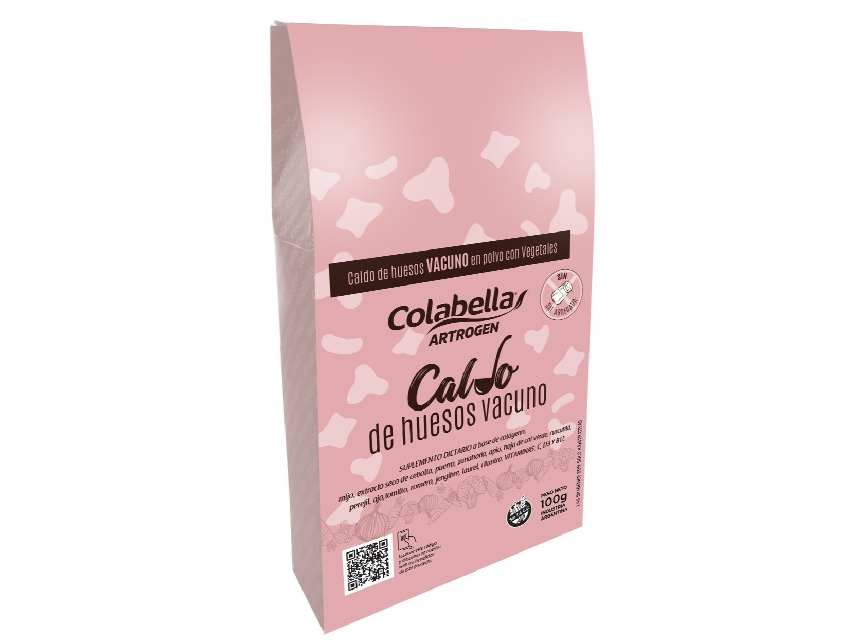 COLABELLA CALDO DE HUESO VACUNO EN POLVO 100G