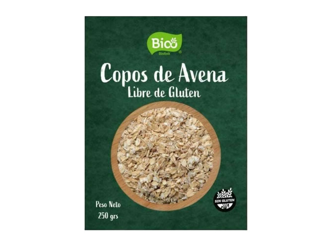BIOO COPOS DE AVENA SIN TACC 250 GR