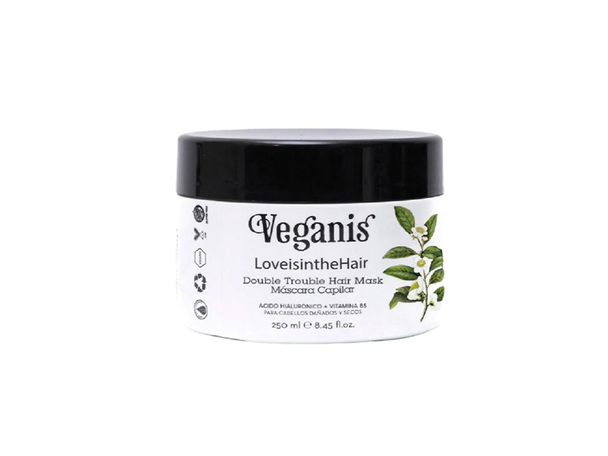 VEGANIS MASCARA CAPILAR ACIDO HIALURONICO Y VIT B5