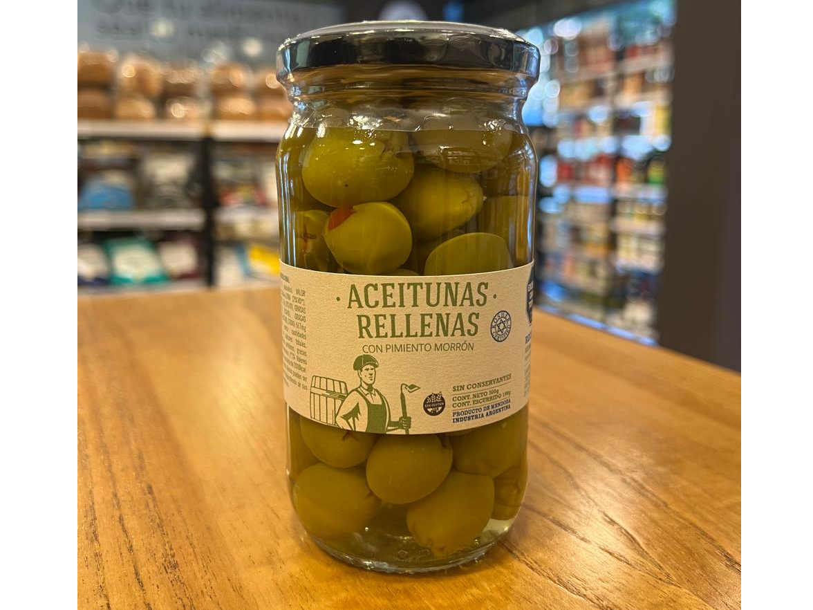 ALCARAZ ACEITUNAS VERDES RELLENAS KOSHER 300 GR