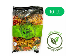 GRUN PASTA ORGANICA FUSILLI 3 COLORES