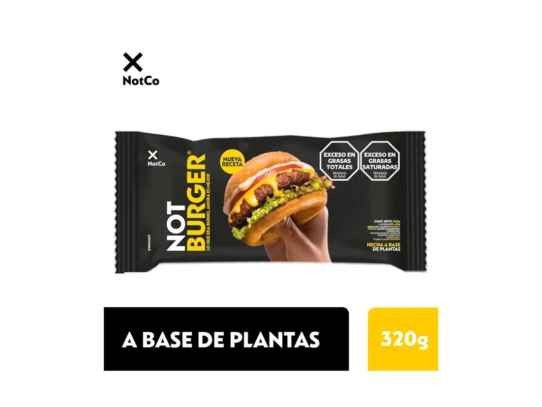 NOT BURGER PREMIUM 4U. FLOWPACK X320GR