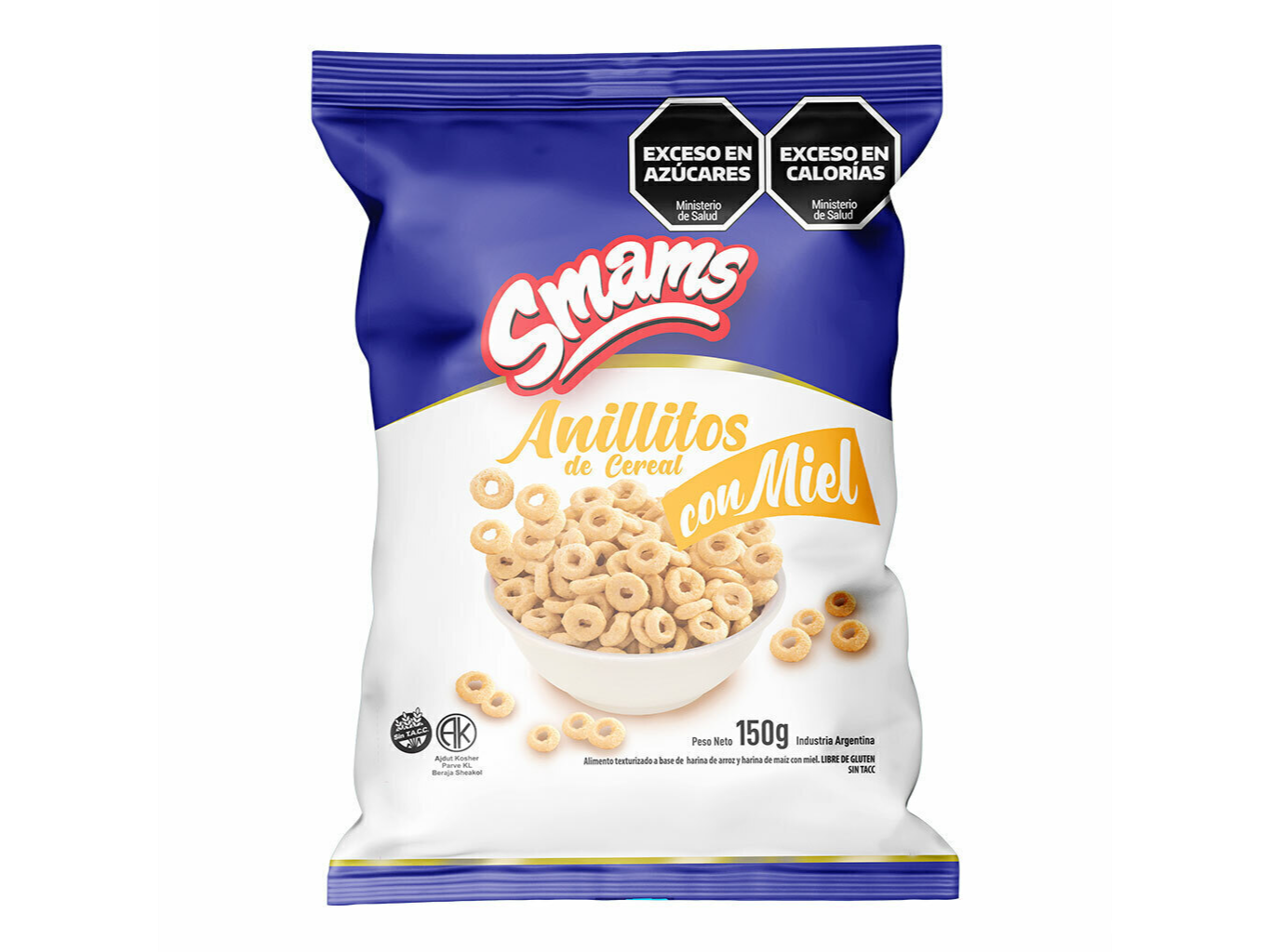 SMAMS ANILLITOS CON MIEL 150GR