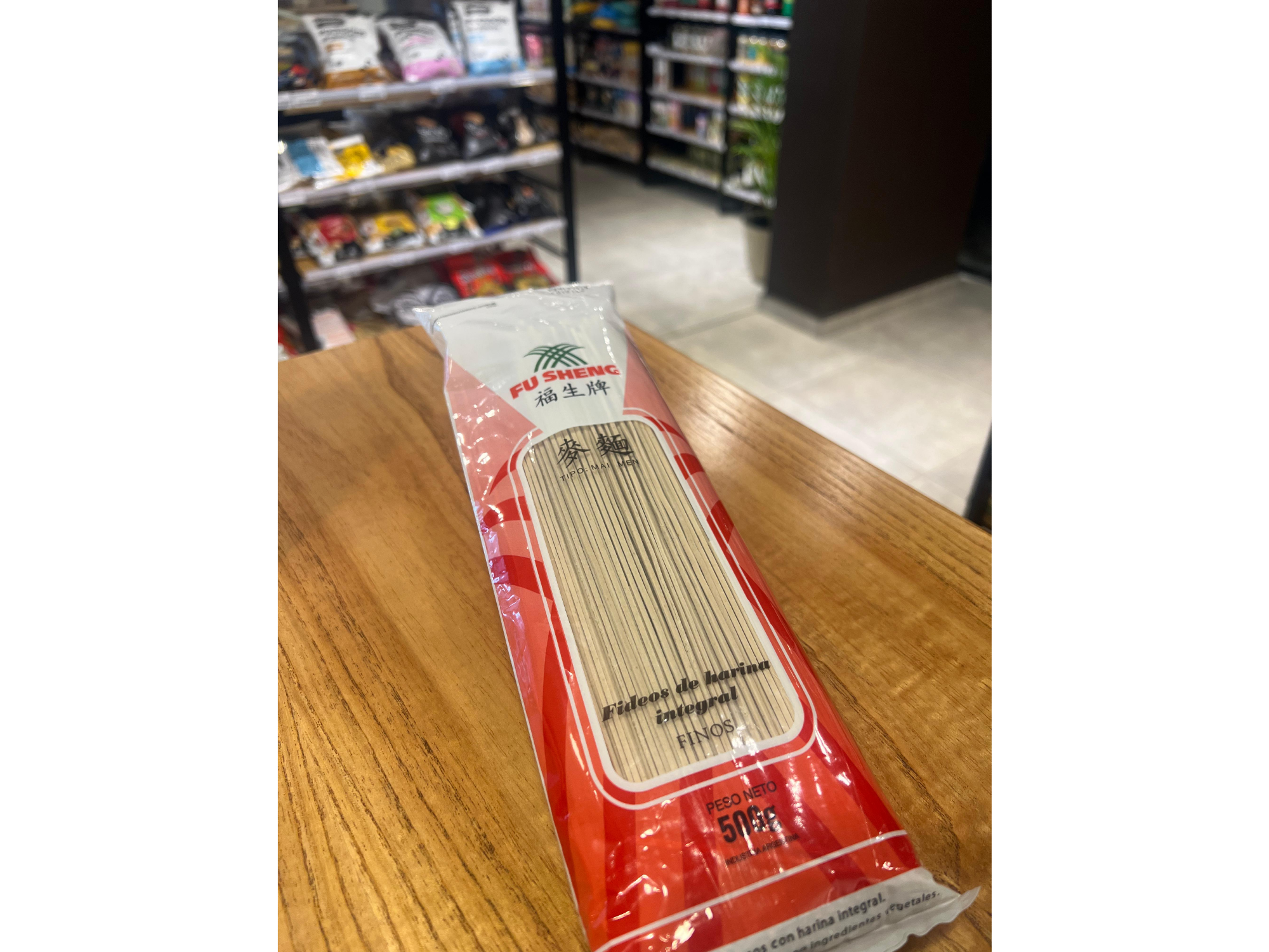 FU SHENG FIDEOS INTEGRALES 500G