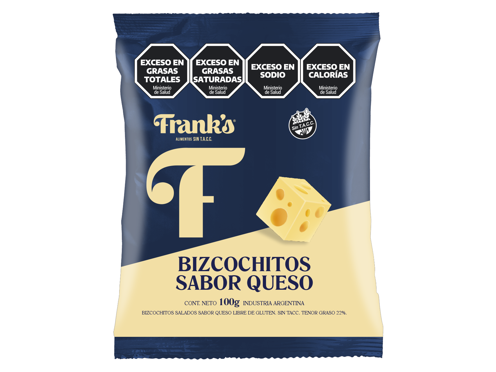 FRANKS BIZCOCHITOS SABOR QUESO