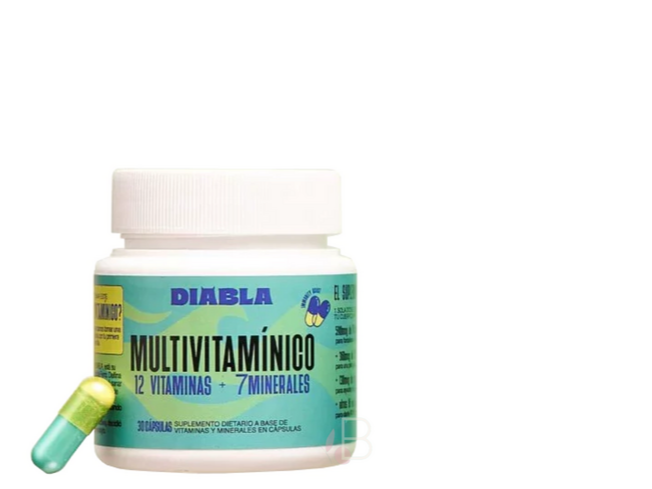 DIABLA MULTIVITAMÍNICO X 30 CÁPSULAS