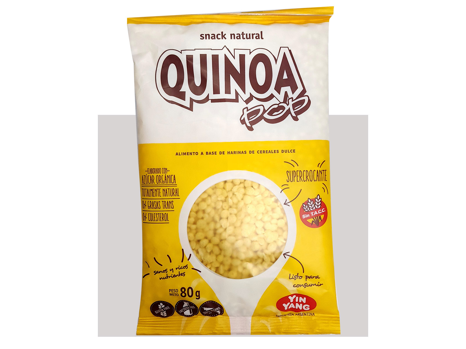 YIN YANG QUINOA POP 80G