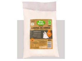YIN YANG HARINA DE ARROZ LARGO FINO ORGANICO 500G