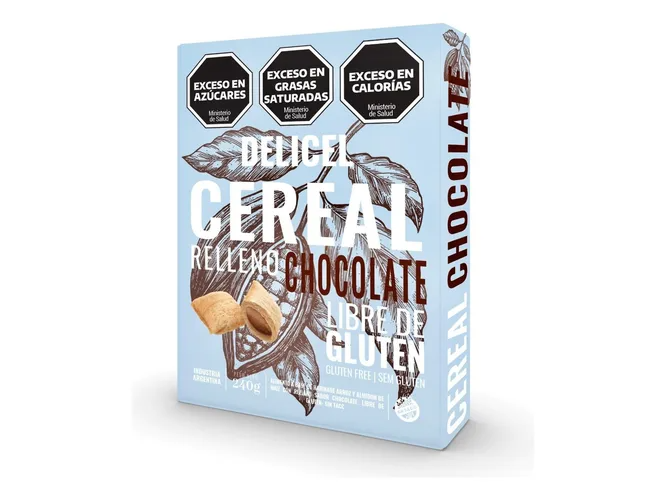 DELICEL CEREAL RELLENO SABOR CHOCOLATE 240GR