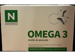 NATUFARMA OMEGA 3 ACEITE DE PESCADO 60 COMP