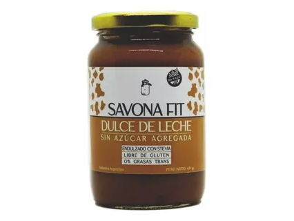 SAVONA FIT DULCE DE LECHE C/STEVIA 450GR