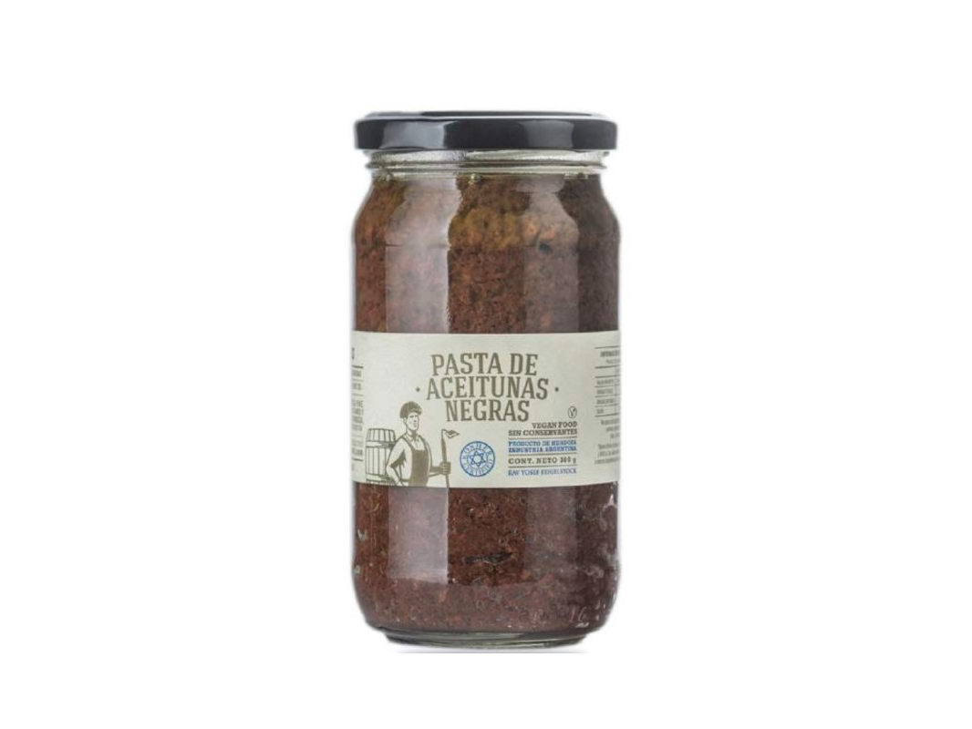 ALCARAZ PASTA DE ACEITUNAS NEGRAS 300GR