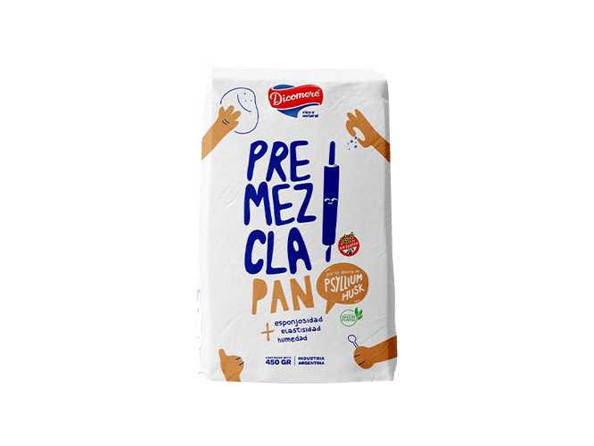 DICOMERE PREMEZCLA PAN 450G