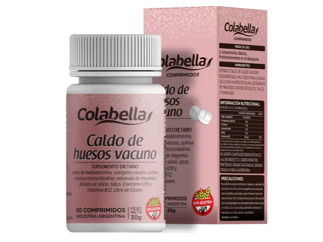 COLABELLA CALDO DE HUESOS VACUNO 60 COMP