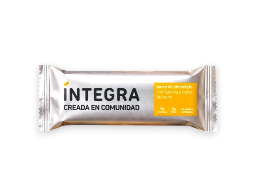 INTEGRA BARRA CHOCOLATE CON BANANA Y DDL