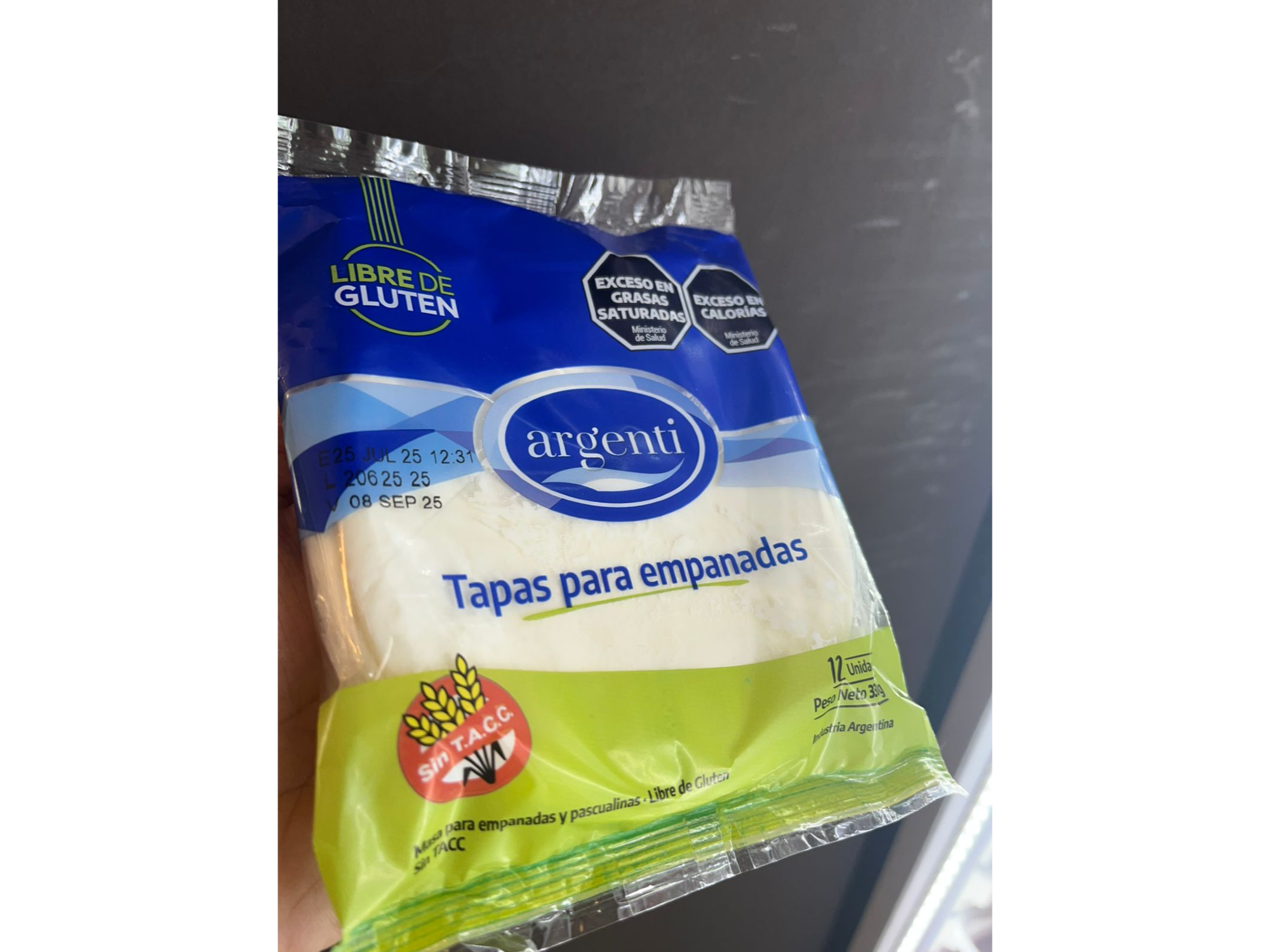 TAPAS PARA EMPANADAS ARGENTI SIN GLUTEN