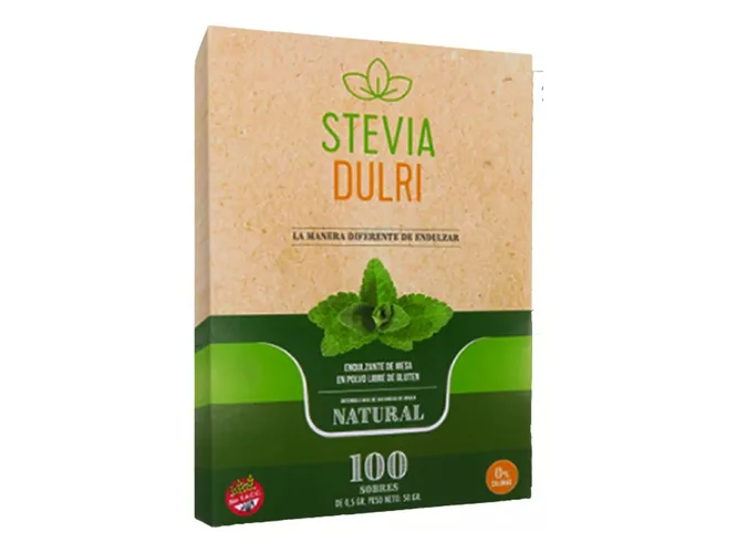 DULRI STEVIA 50 SOBRES