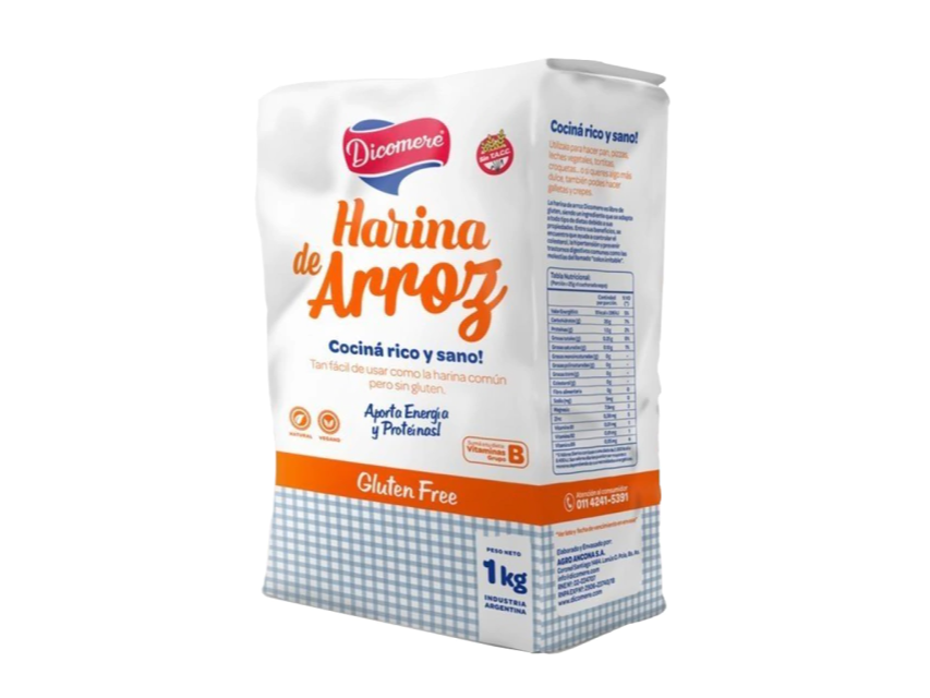 DICOMERE HARINA DE ARROZ 1KG
