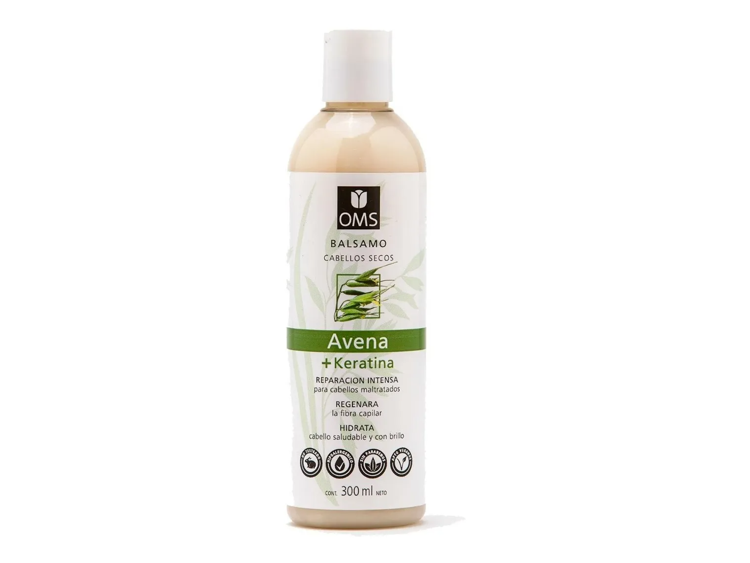 OMS BALSAMO AVENA + KERATINA 300 ML