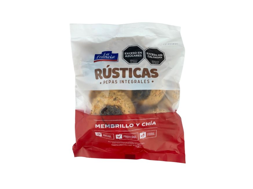 LA FRANCIA PEPAS RUSTICAS MEMBRILLO Y CHIA 250G