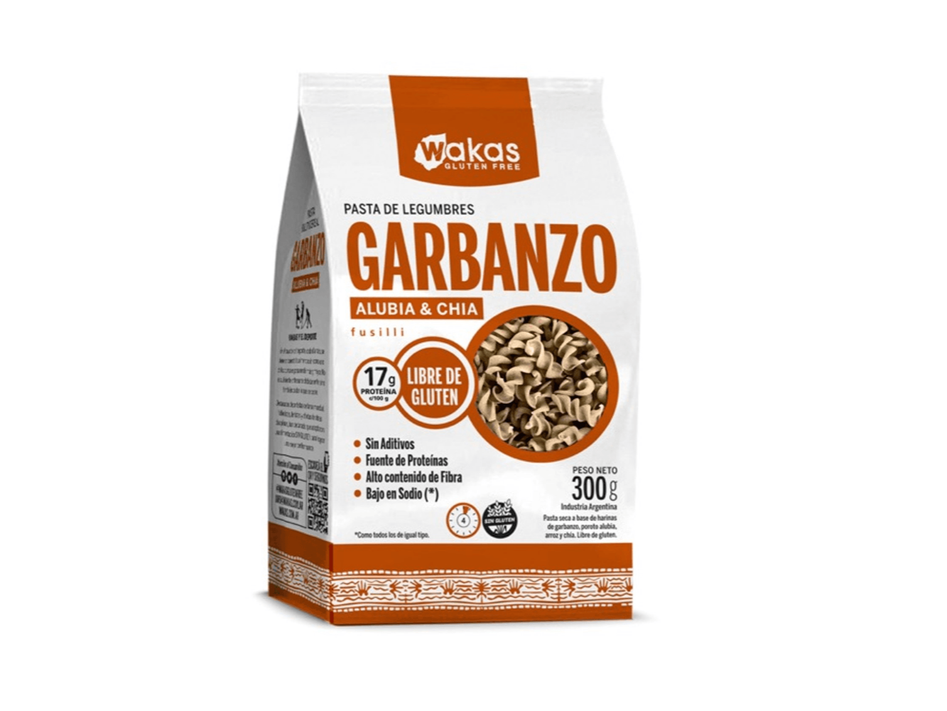 WAKAS FUSILLI GARBANZO 300G