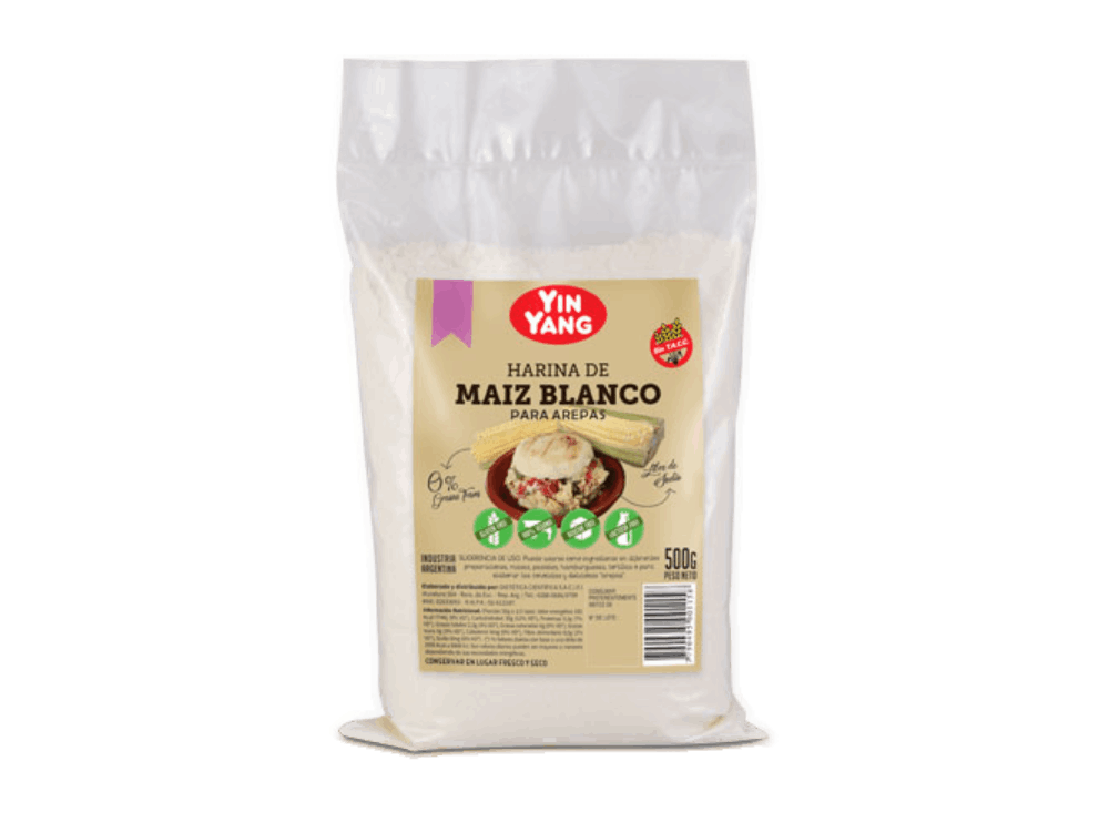 YIN YANG HARINA PARA AREPAS 500G