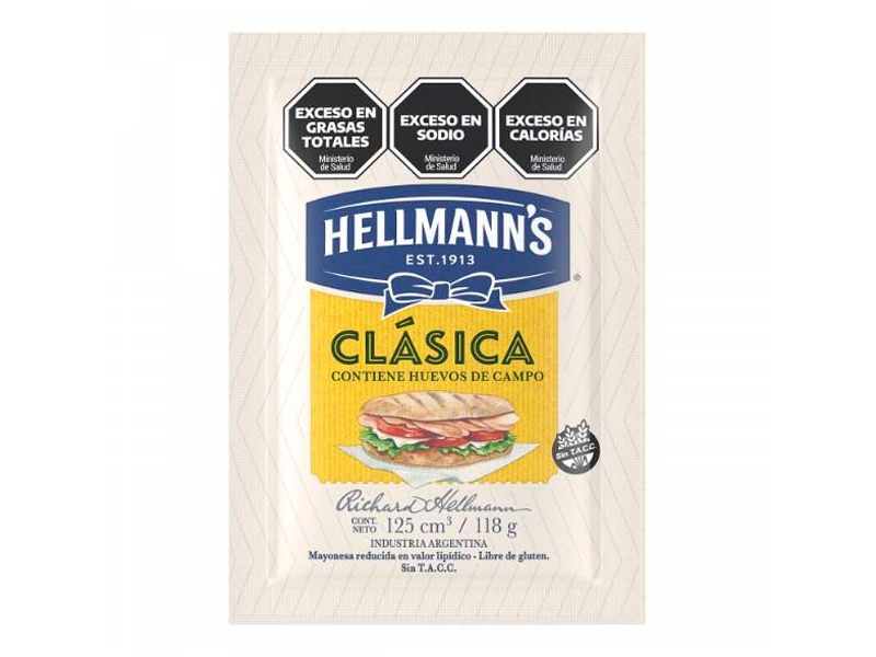 MAYONESA 118G HELLMANNS