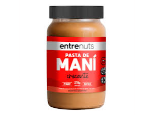 PASTA DE MANI CROCANTE 370G ENTRENUTS