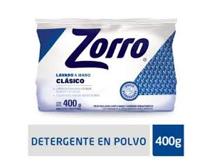 JAB POLVO LAV MANO CLASICO 400G ZORRO