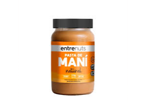 PASTA DE MANI NATURAL 370G ENTRENUTS