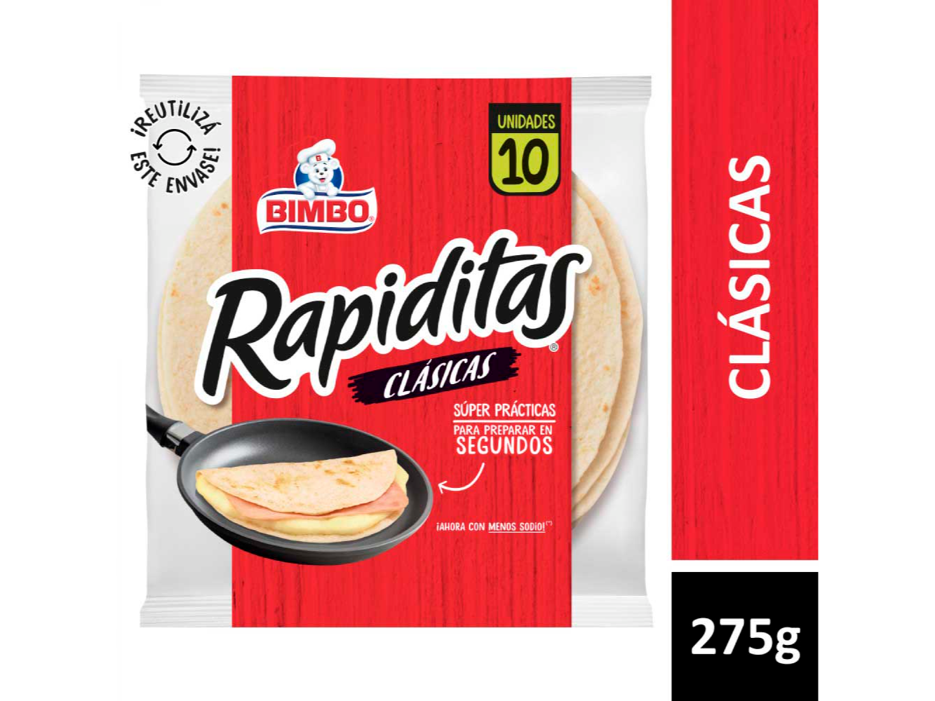 RAPIDITAS BIMBO CLASICAS 220 GR