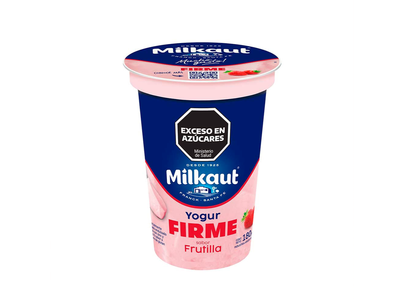 YOGUR MILKAUT FIRME FRUTILLA X 180G