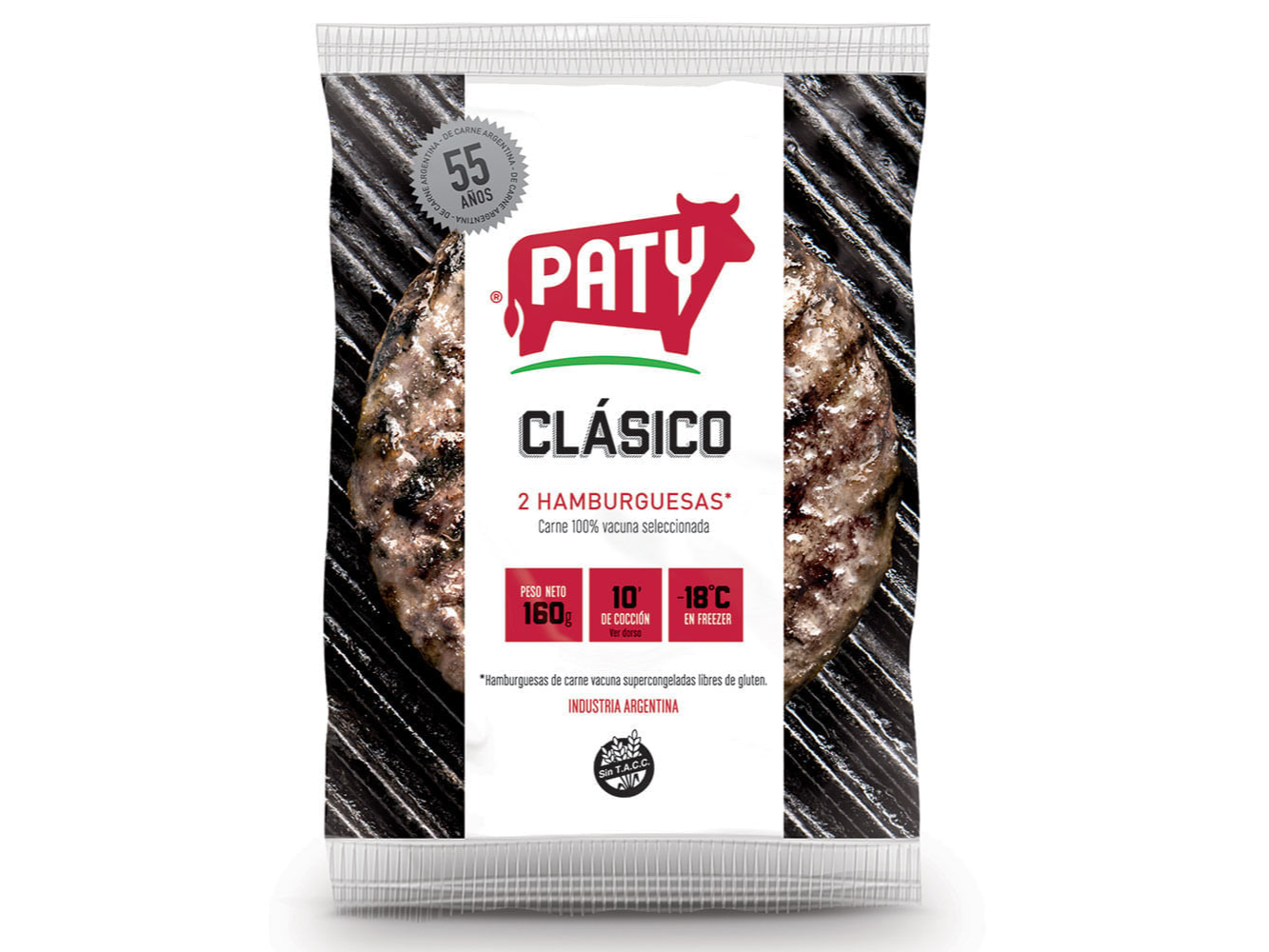 HAMBURGUESA PATY CLASICA X2U 160GR